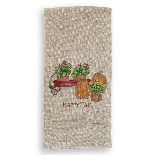 Tea Towel, Fall Wagon