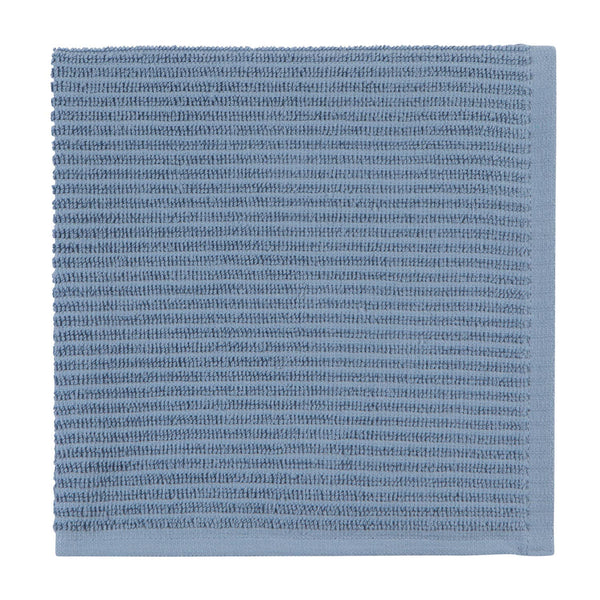 Dishcloths, Slate Blue Ripple Set/2