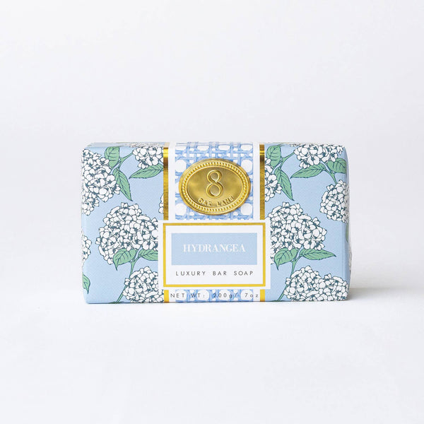 Hydrangea Wrapped Bar Soap