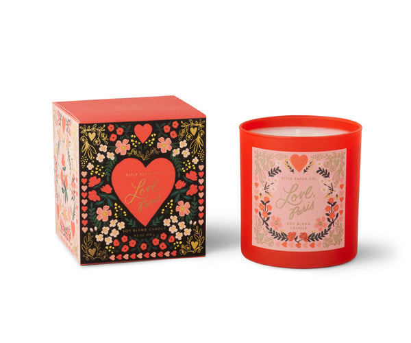 Candle, Love, Paris Valentine's Day 9 oz