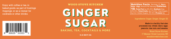 Sugar, Ginger, 3.8 Net Oz