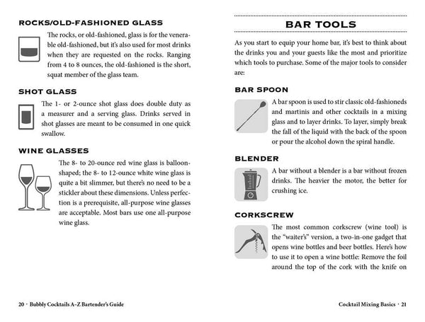 Recipe Cards, Bubbly Cocktail