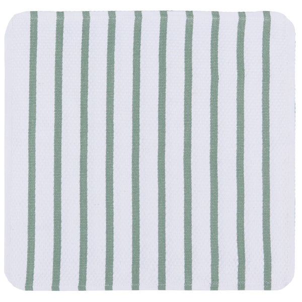 Dishcloths, Basketweave Elm Green Set/2