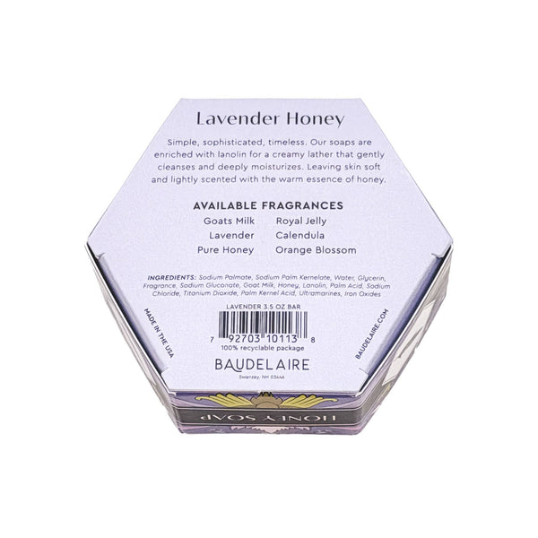 Lavender Honey Soap 3.5oz – Hex Box