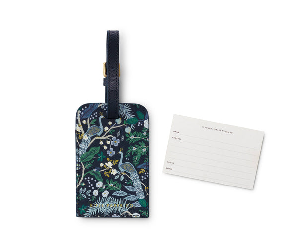 Peacock Luggage Tag