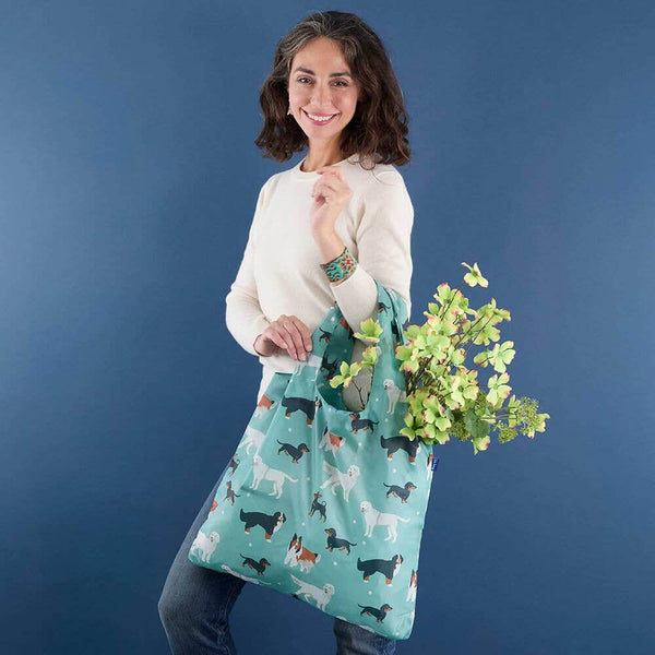 Reusable Shopper Tote, Pups