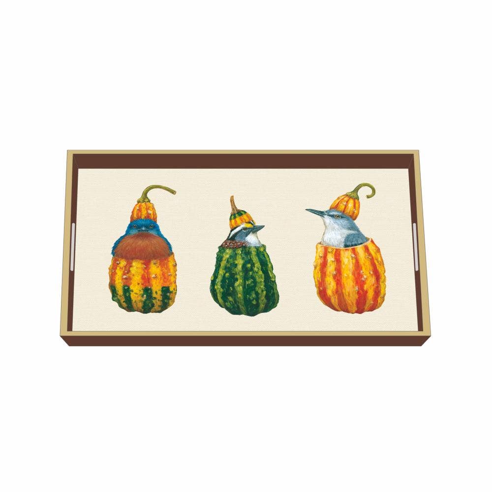 Tray, Out of My Gourd, Wooden Lacquer