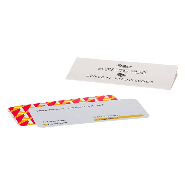 Trivia Cards, General Knowledge