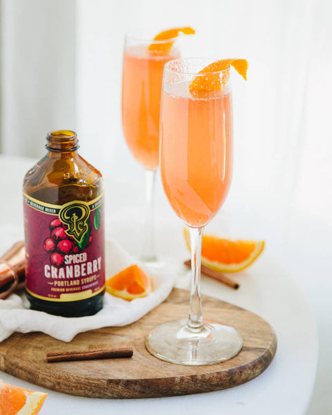 Bar/Beverage Mixer: Spiced Cranberry Syrup 12 oz