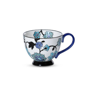 Cup, Periwinkle Vine Pattern