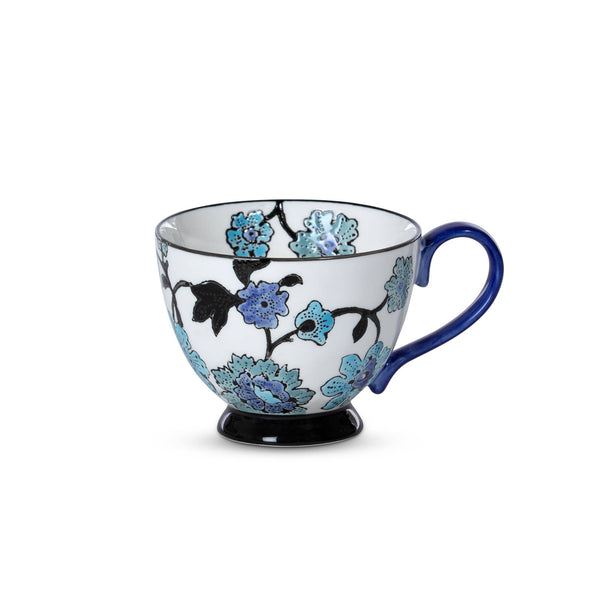 Cup, Periwinkle Vine Pattern