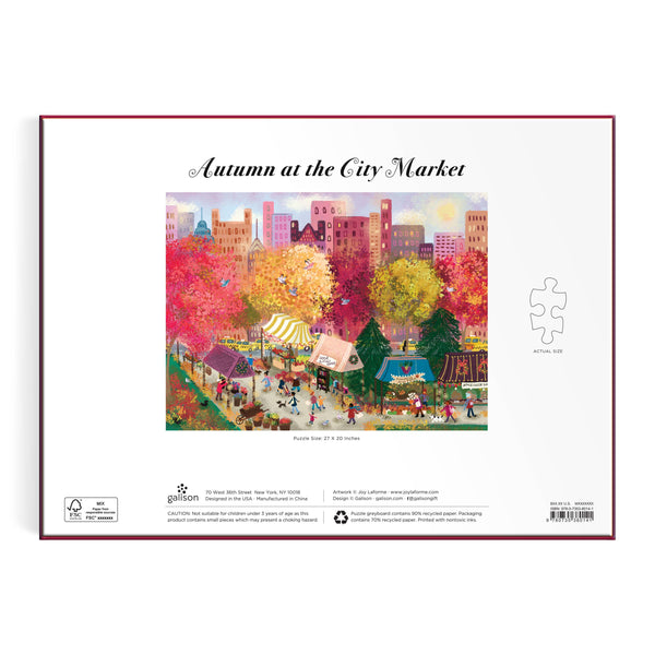 Puzzle, Autumn at the City Market 1000 Pc