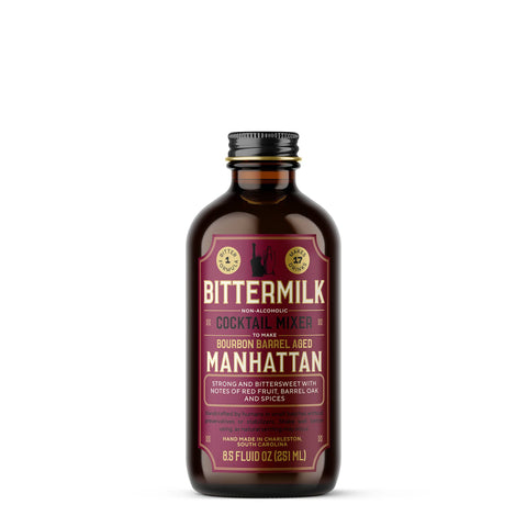 Bittermilk Bourbon Barrel Aged Manhattan Cocktail Mixer