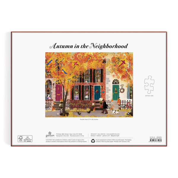 Puzzle, Autumn in the Neighborhood 1000 Pc