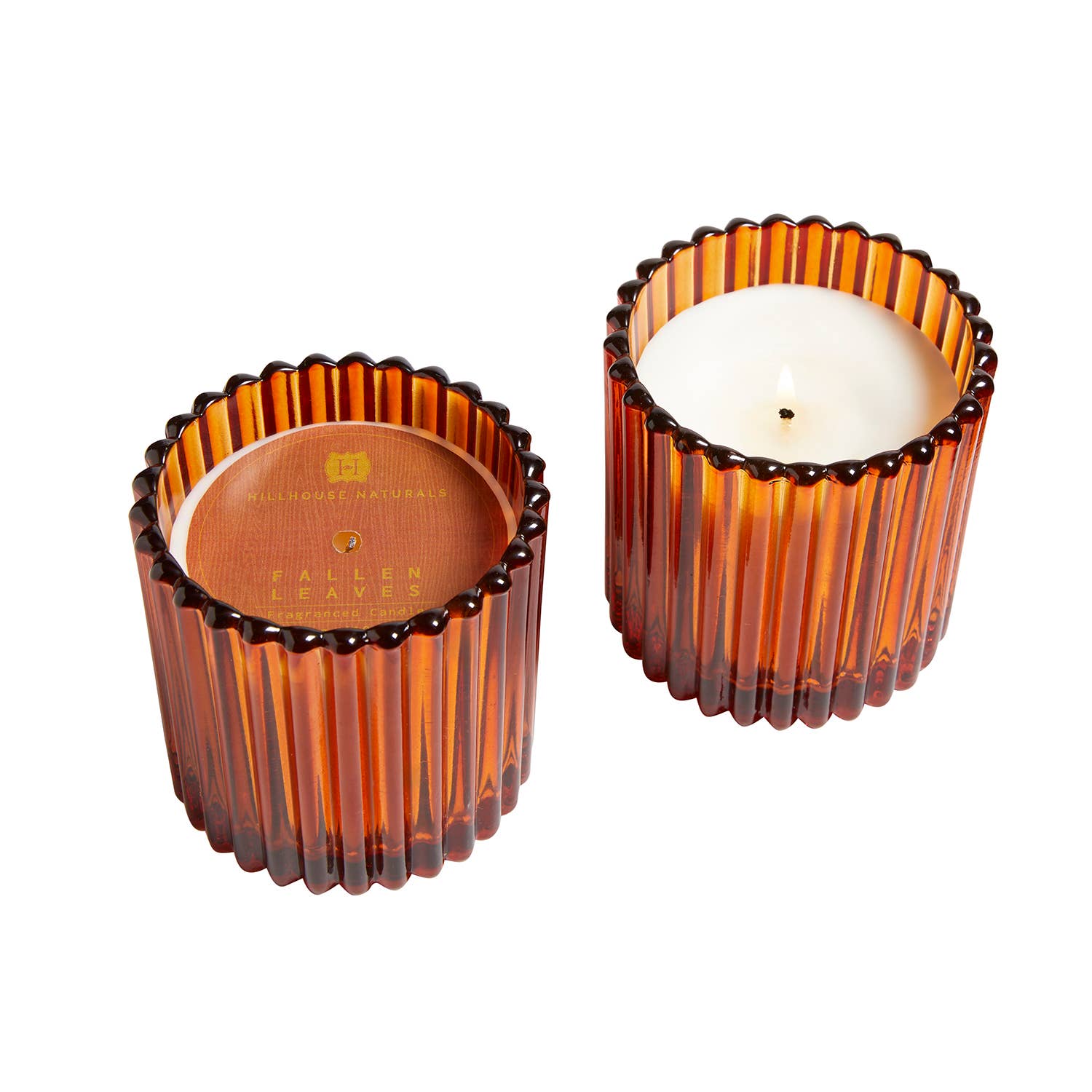 Candle, Fallen Leaves, 7oz Glass