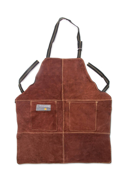 Leather Grill Apron, One Size