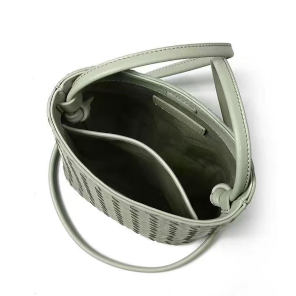 Shoulder/Crossbody Woven Bag: Sage