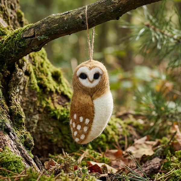 Ornament, Felt, Owl