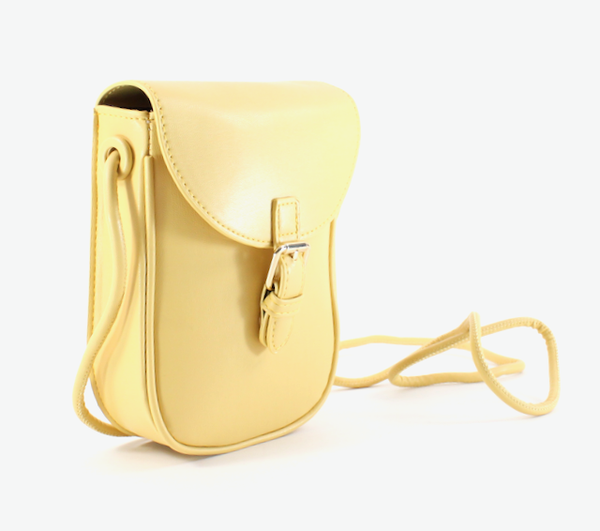 Buckle Crossbody Bag, Yellow