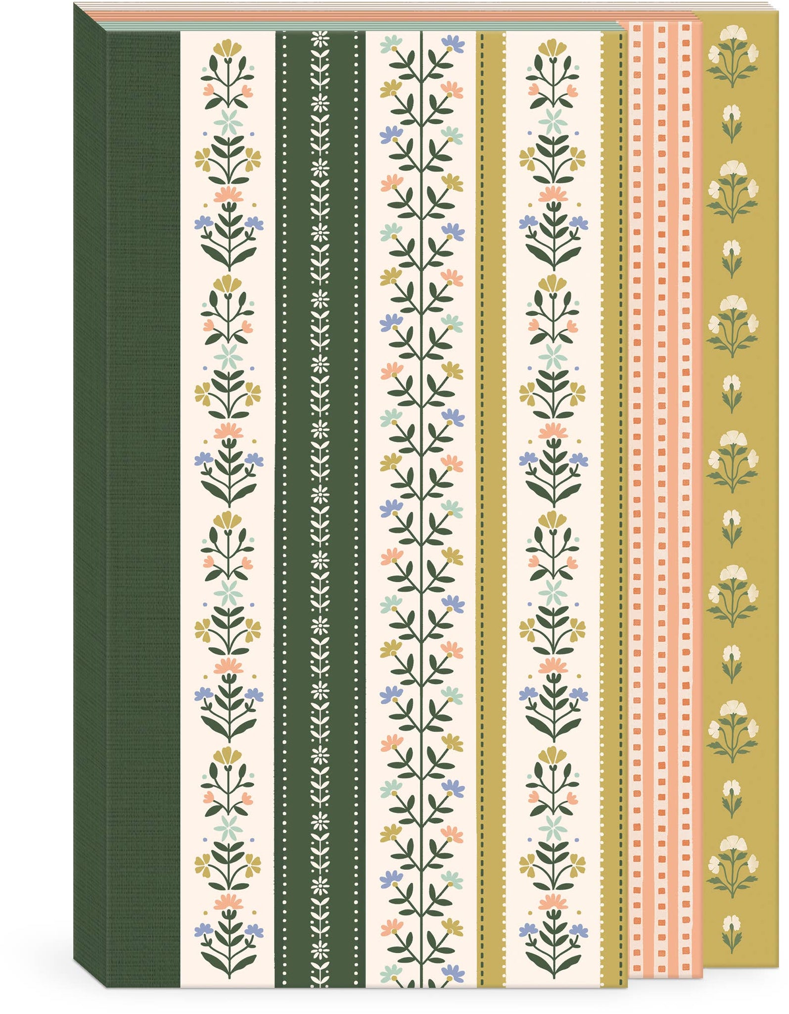 Journal, Forest Coral 3 Tiered Softcover