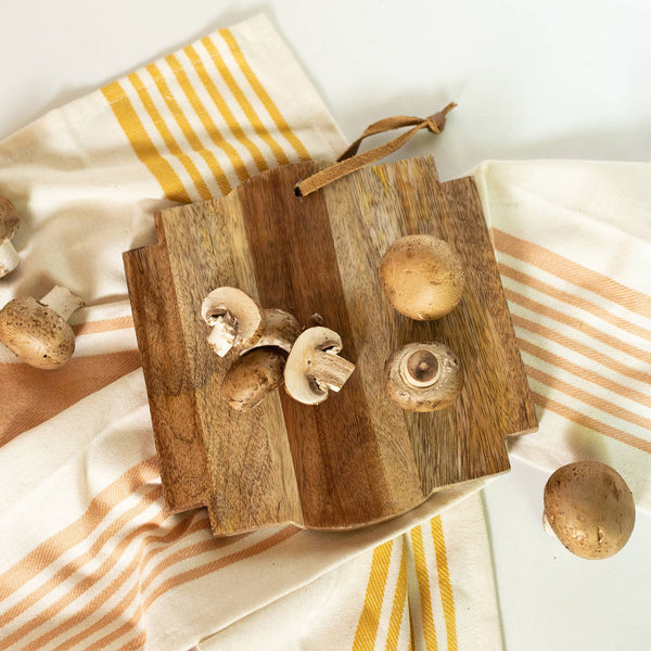 Cutting Board, Florence Pieced Square Mango Wood