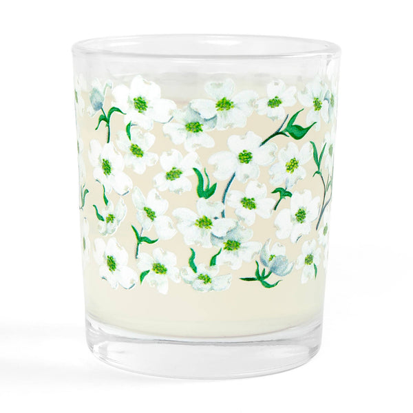 Magnolia Floral Short Juice Glass