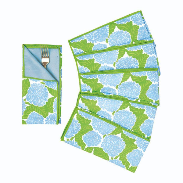 Hydrangea Eco Dinner Napkins Set/6