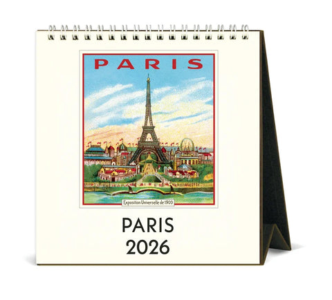 2026 Calendar, Desk, Paris
