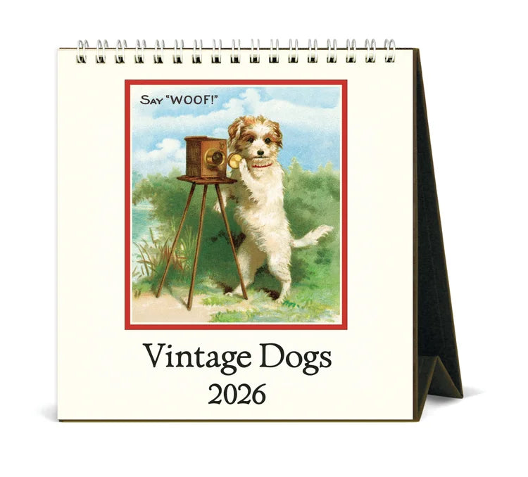 2026 Calendar, Desk, Dogs