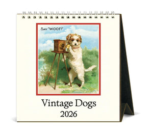 2026 Calendar, Desk, Dogs