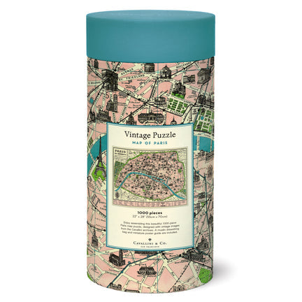 Puzzle, 1000pc Paris Map
