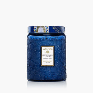 Voluspa Candle, 18oz Jar Mediterranean Lemon