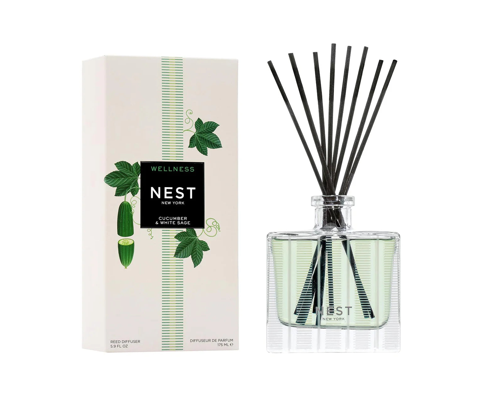 Nest Diffuser, Cucumber and White Sage