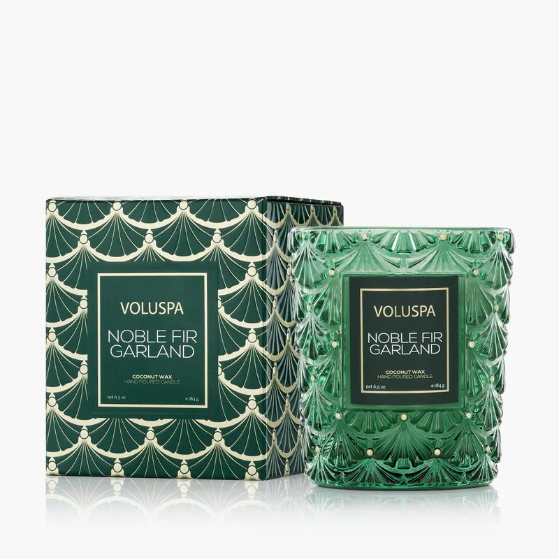 Voluspa Candle, Noble Fir Garland Classic Boxed