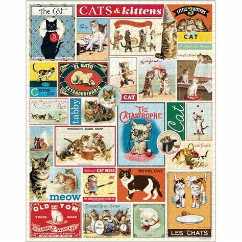 Puzzle, 1000pc Cats