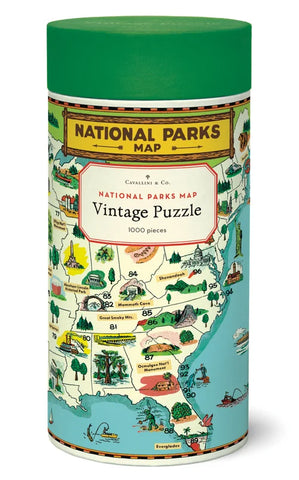 Puzzle, 1000pc National Parks Map