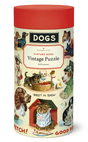 Puzzle, 1000pc Vintage Dogs