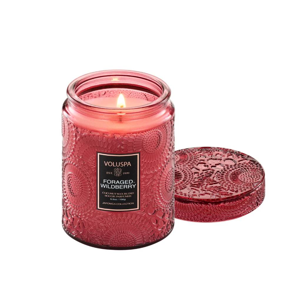 Voluspa Candle, 5.5oz Jar Foraged Wildberry