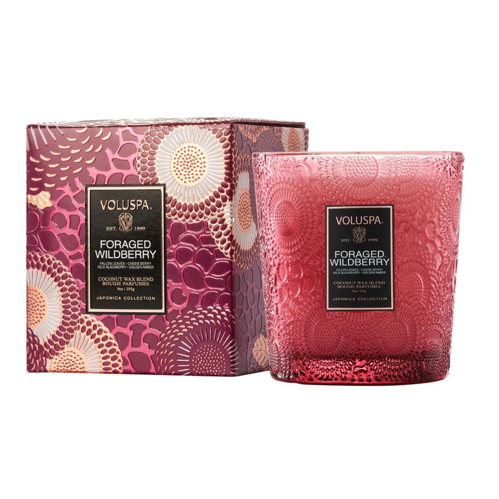 Voluspa Candle, 9oz  Foraged Wildberry