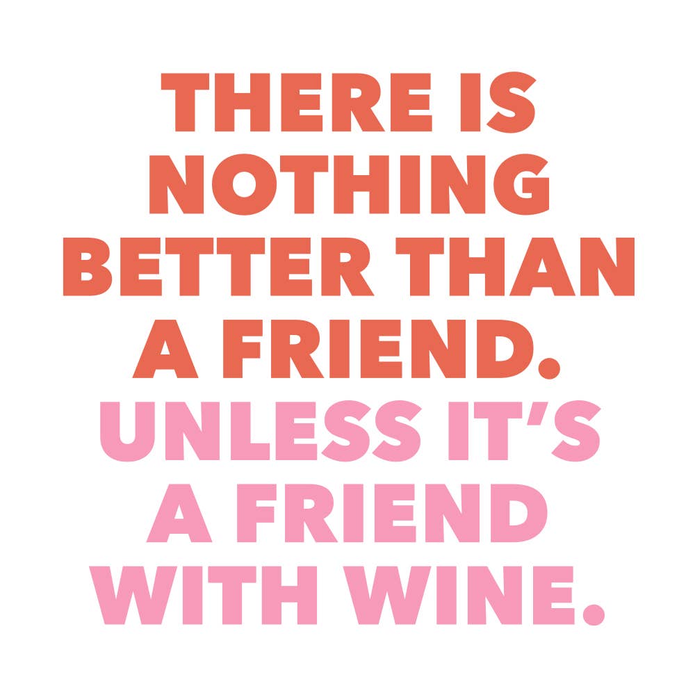 Napkins, Cocktail,  A Friend With Wine