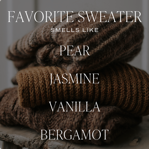 Holiday Candle, Favorite Sweater 9 oz Soy