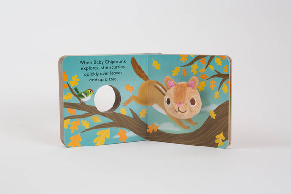 Children's Book, Baby Chipmunk: Finger Puppet