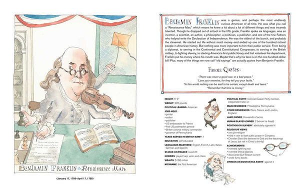 Book, Founding Fathers! by Jonah Winter: Hardcover; 48 pages / English