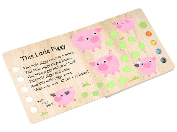 Children's Bookm Touch and Trace Nursery Rhymes: This Little Piggy
