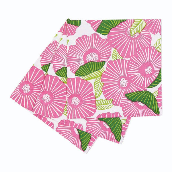 Poppy Papaver Paper Cocktail Napkins