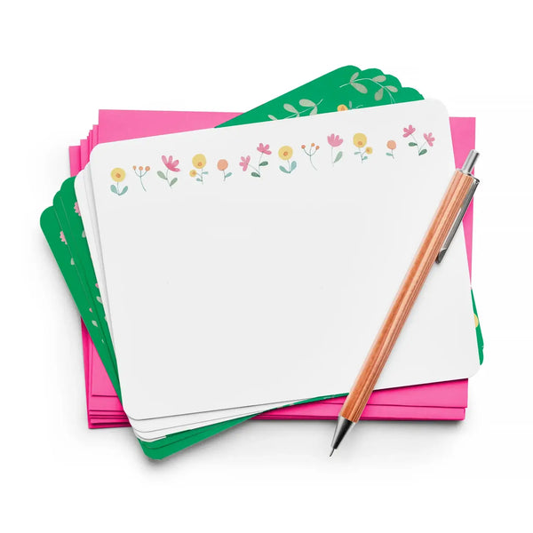 Flat Notes, Spring Flowers Set/8