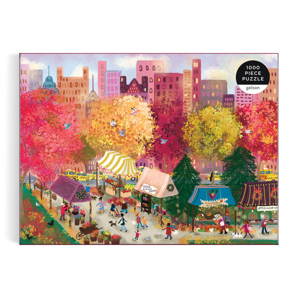 Puzzle, Autumn at the City Market 1000 Pc