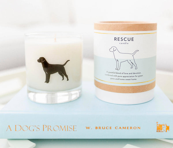 Candle, Rescue Dog Breed Reusable Glass