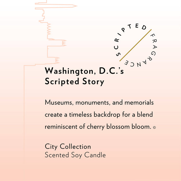 Washington D.C. Soy Candle: Reusable Glass
