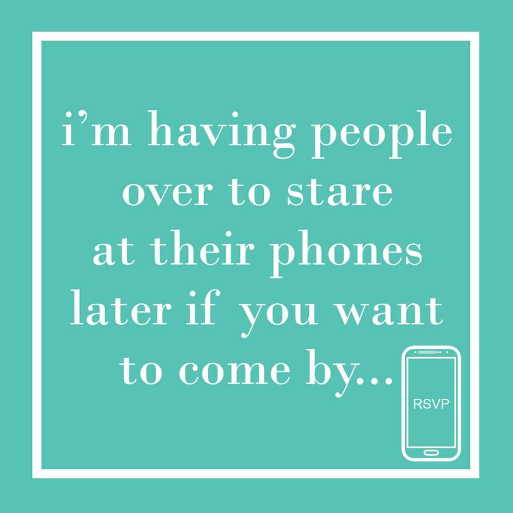 Napkins, Cocktail, Their Phones